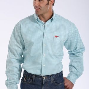 CINCH FR PLAID SHIRT - BUTTON DOWN NWT